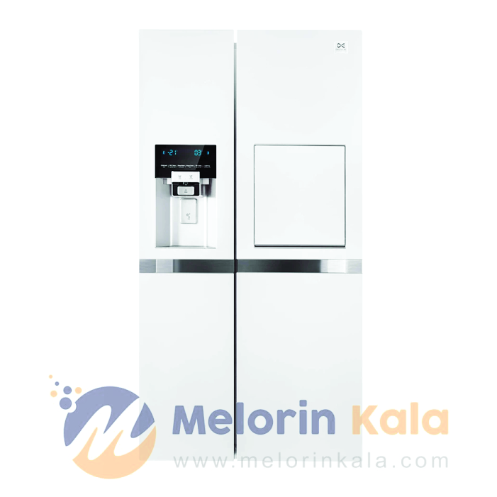 1033 سفید یخچال فریزر ساید بای ساید دوو مدل D5S-1033 (استیل) - تصویر 1