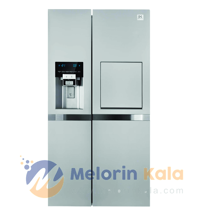1037 استیل یخچال فریزر سایدبای ساید دوو مدل 1037 (استیل) - تصویر 1